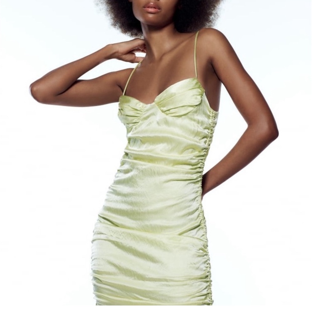 Dress zara satin